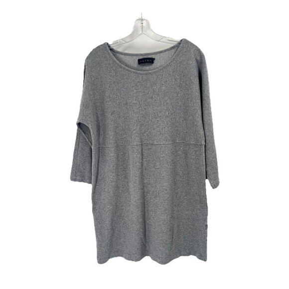 Hatch Gray Long Sleeve Maternity Dress Sz 1 Sz Medium Minimalist - Picture 1 of 5